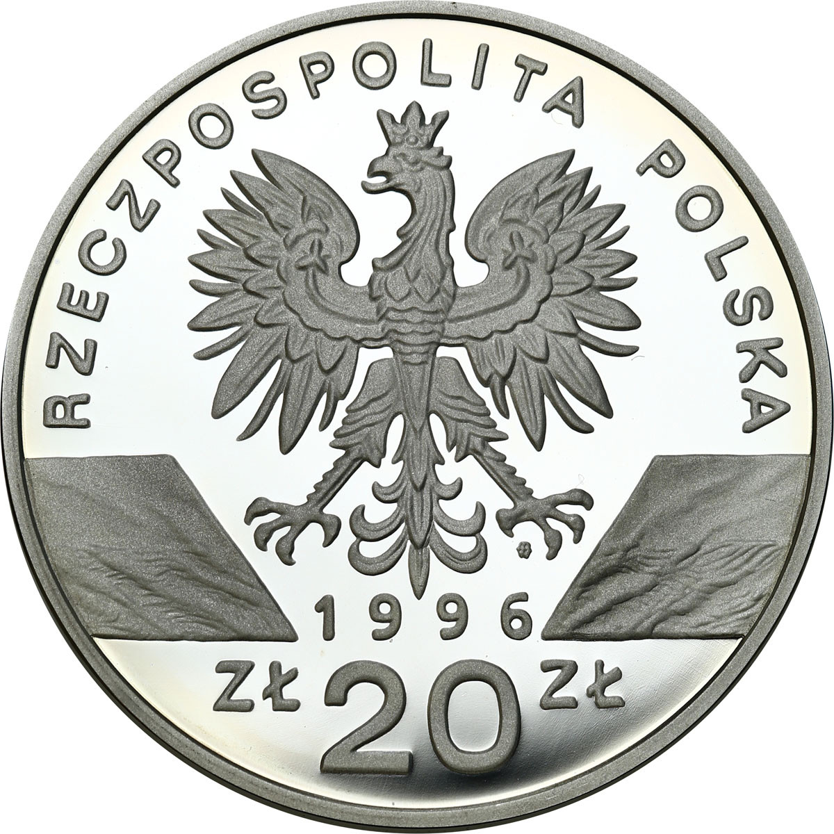 III RP. 20 złotych 1996 Jeże